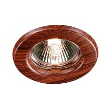 369714 NT12 136 красное дерево Встраиваемый НП светильник IP20 GX5.3 50W 12V WOOD