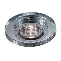 369436 NT10 131 хром/зеркальный Встраиваемый НП светильник IP20 GX5.3 50W 12V MIRROR