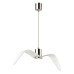 4903/1C PENDANT ODL22 233 белый/хром/стекло Подвес GU10 1*5W BIRDS