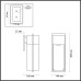 4962/1W NATURE ODL22 589 черный/стекло Ландшафтный настенный светильник E27 1*60W IP44 CAPI 4962/1W NATURE ODL22 589 черный/стекло Ландшафтный настенный светильник E27 1*60W IP44 CAPI
