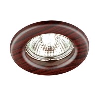 369715 NT12 136 темное дерево Встраиваемый НП светильник IP20 GX5.3 50W 12V WOOD