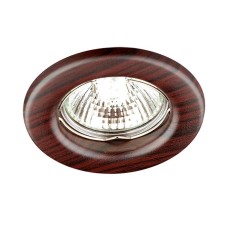 369715 NT12 136 темное дерево Встраиваемый НП светильник IP20 GX5.3 50W 12V WOOD