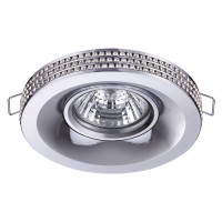 370441 NT19 114 хром Встраиваемый светильник IP20 GU10 50W 220V LILAC