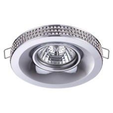 370441 NT19 114 хром Встраиваемый светильник IP20 GU10 50W 220V LILAC