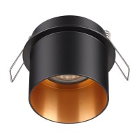 370431 NT19 130 черный Встраиваемый светильник IP20 GU10 50W 220V BUTT