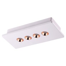 357941 NT19 039 белый/медь Накладной светильник IP20 LED 3000К 15W 220-240V CARO