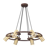 4444/6 LN20 045 коричневый, золотой Люстра GU10 6*5W 220V HARPER