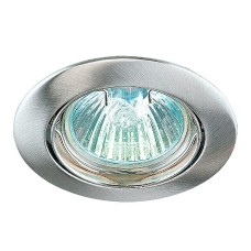 369103 NT09 135 никель Встраиваемый светильник IP20 GX5.3 50W 12V CROWN