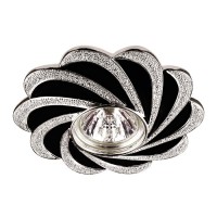 370222 NT16 115 черный/хром Встраиваемый декоративный светильник IP20 GX5.3 50W 12V PATTERN