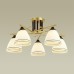 4544/5C COMFI LN21 050 матовое золото, черный, белый Люстра потолочная E27 5*60W 220V BECKY