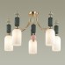 4861/5C CLASSIC ODL_EX21 золото/раноцветн./керамика/стекло Люстра потолочная E14 5*40W CANDY