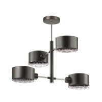 3741/4C LN19 085 чёрный, хром Люстра потолочная E14 4*60W 220V JARED