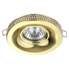 370442 NT19 114 золото Встраиваемый светильник IP20 GU10 50W 220V LILAC