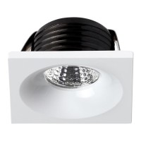 357701 NT18 090 белый Встраиваемый светильник IP20 LED 3000K 3W 160-265V DOT