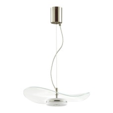 4860/13L L-VISION ODL_EX21 никель/прозрачный/стекло Подвес LED 1*13W 4000K FLUENT