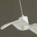 4904/1B PENDANT ODL22 233 белый/стекло Подвес GU10 1*5W BIRDS