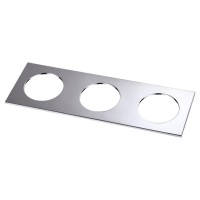 358251 NT19 086 хром Рамка декоративная к артикулам 357585-357587, 357589, 357909-357910, 370639-370