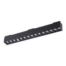 358074 NT19 011 черный Трековый светильник для низковольтного шинопровода IP20 LED 4000К 20W 24V KIT