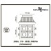 357851 NT18 054 белый/золото Встраиваемый светильник IP33 LED 3000К 28W 110-265V ANTEY