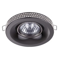 370443 NT19 114 жемчужный черный Встраиваемый светильник IP20 GU10 50W 220V LILAC