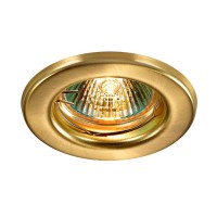 369704 NT12 137 золото Встраиваемый НП светильник IP20 GX5.3 50W 12V CLASSIC