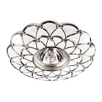 370224 NT16 115 белый/хром Встраиваемый декоративный светильник IP20 GX5.3 50W 12V PATTERN