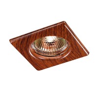 369717 NT12 136 красное дерево Встраиваемый НП светильник IP20 GX5.3 50W 12V WOOD