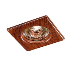 369717 NT12 136 красное дерево Встраиваемый НП светильник IP20 GX5.3 50W 12V WOOD