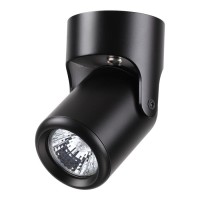 370453 NT19 102 черный Накладной светильник IP20 GU10 50W 220V PIPE