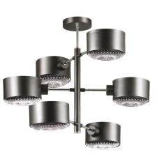 3741/6C LN19 085 чёрный, хром Люстра потолочная E14 6*60W 220V JARED