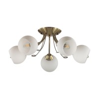 5265/5C COMFI LN23 античная латунь Люстра потолочная E14 5*40W 220V TULA