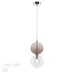 4980/1C PENDANT ODL22 239 хром/ темн.бордовый/стекло Подвес G9 1*40W TWIXY