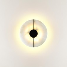 4311/12WL MIDCENT ODL22 125 светлый мрамор/черный металл Настенный светильник IP20 LED 12W 277Лм 3000K NAXOS