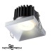 358483 SPOT NT21 000 серебро Светильник встраиваемый IP44 LED 3000K 10W 100-265V METIS