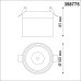 358775 SPOT NT21 199 черный Светильник встраиваемый светодиодный IP20 LED 15W 4000K 1300Лм 100-265V GRODA
