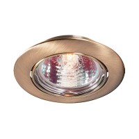 369429 NT10 135 бронза Встраиваемый ПВ светильник GX5.3 50W 12V CROWN