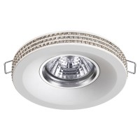 370444 NT19 114 белый Встраиваемый светильникк IP20 GU10 50W 220V LILAC