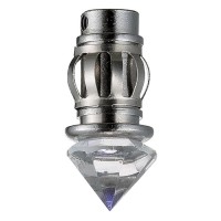 357020 NT09 140 хром/прозрачный Встраиваемый светильник IP20 LED 8000K 0.6W 12V STAR SKY