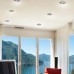 357586 NT18 088 черный Встраиваемый светильник IP44 LED 3000K 10W 100-265V METIS