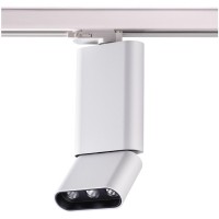 357954 NT19 027 белый/черный Трековый светильник IP20 LED 3000К 12W 220-240V BELLA