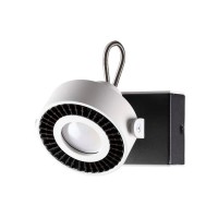 3490/1W ODL18 147 белый с черным Настенный светильник IP20 GU10 1*50W 220V SATELIUM