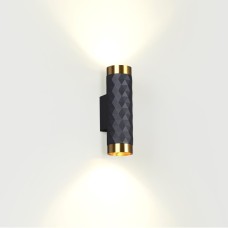 4287/2W HIGHTECH ODL22 213 черный/золотистый/металл Настенный светильник IP20 LED GU10 max 2*10W AD ASTRUM