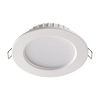 358028 NT19 079 белый Встраиваемый светильник IP20 LED 4100К 7W 220V LUNA