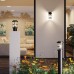 4964/1W NATURE ODL22 581 черный/стекло Ландшафтный настен.светильник E27 1*60W IP44 MAGUS