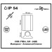 357519 NT18 163 белый Ландшафтный светильник IP54 LED 3000K 10W 220-240V CALLE