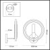 4401/1W LN19 148 золотой, черный Бра E27 1*60W 220V MAEVE