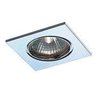 369347 NT09 131 хром Встраиваемый НП светильник IP20 GX5.3 50W 12V QUADRO
