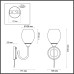 4546/1W COMFI LN21 048 золотой, белый Бра E27 60W 220V JOLENE 4546/1W COMFI LN21 048 золотой, белый Бра E27 60W 220V JOLENE