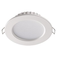 358029 NT19 079 белый Встраиваемый светильник IP20 LED 4100К 10W 220V LUNA