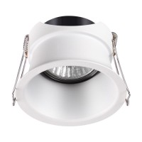 370446 NT19 130 белый Встраиваемый светильник IP20 GU10 50W 220V BUTT